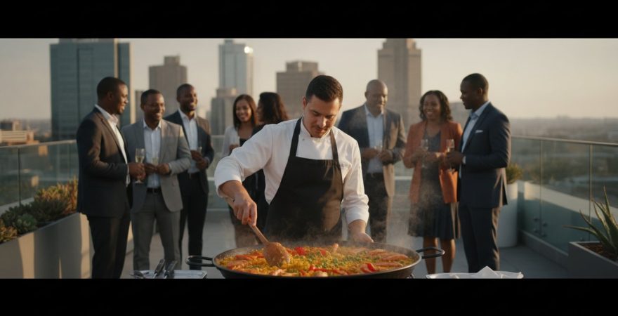 Corporate Event Paella Catering: The Sophisticated Choice for 2026 Business Functions