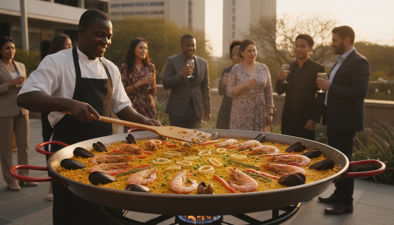 Seafood Paella Catering in Johannesburg & Pretoria