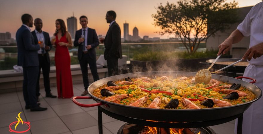 Exquisite Seafood Catering in Johannesburg: The Art of the Live Paella Feast