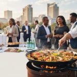 Corporate Lunch Catering Johannesburg: Premium Live Paella