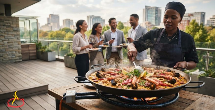 Johannesburg Office Catering: Premium Paella for Teams